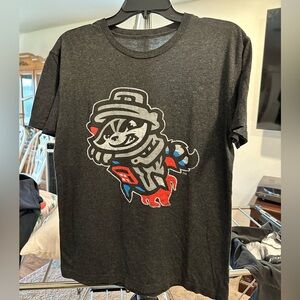 Huntsville Alabama minor league baseball Rocket City Raccoons Black T-Shirt